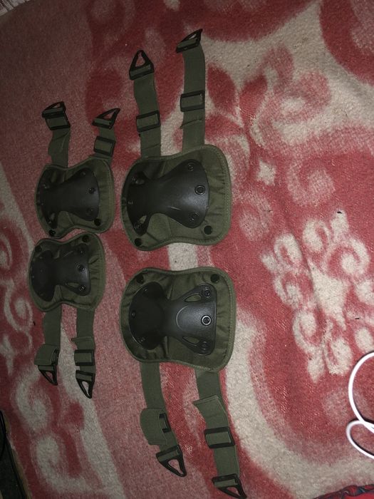 Наколінники та налокотники Combat тактичні військові оливкові