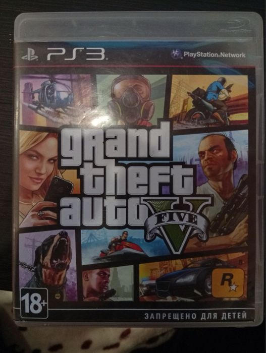 Продається диск з грою: GTA 5,  до ps 3