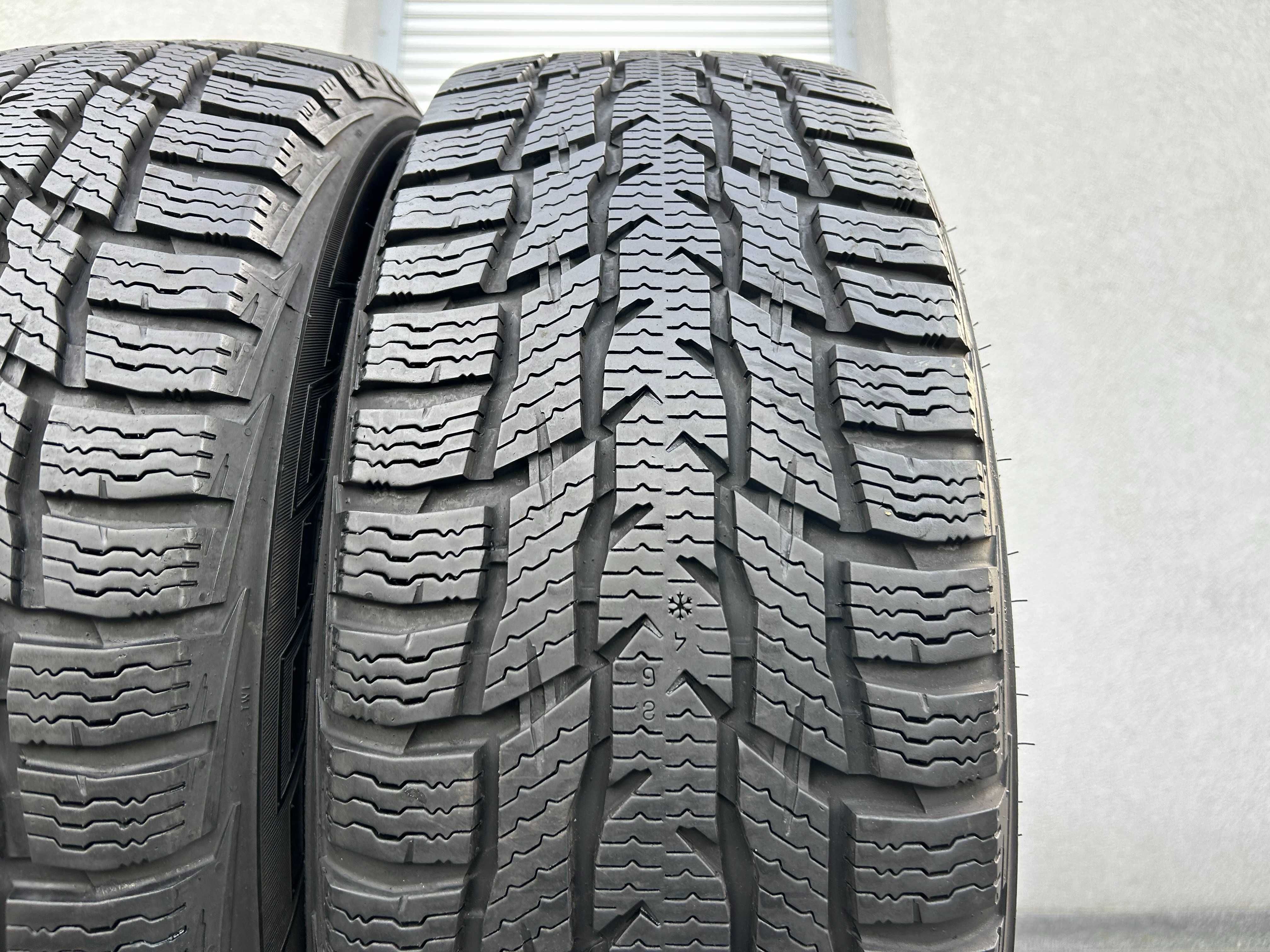 2 szt zimowe 225/55R17C Nokian 8,2mm 2019r świetny stan! fv23% Z1578