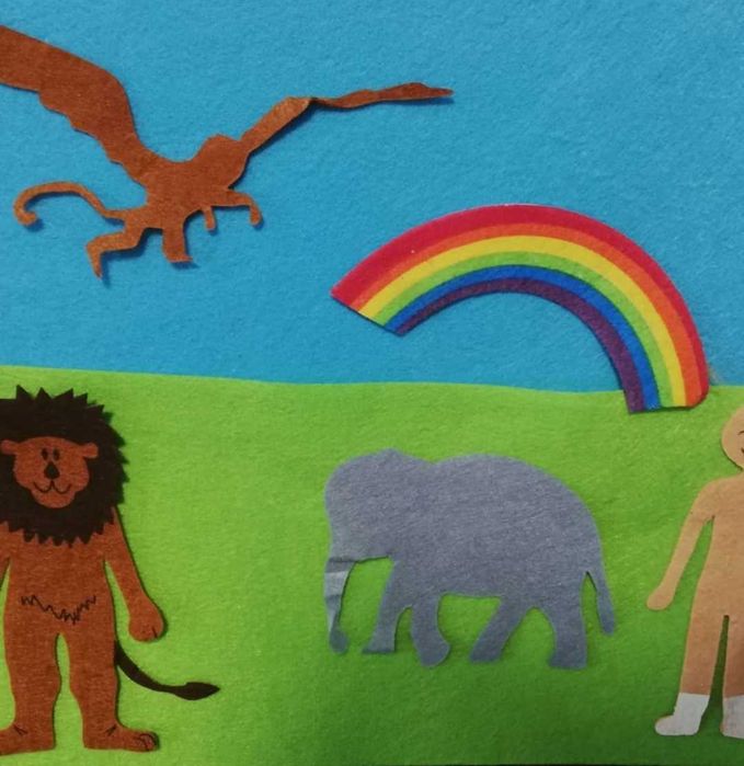 Две флоковые доски с фигурками