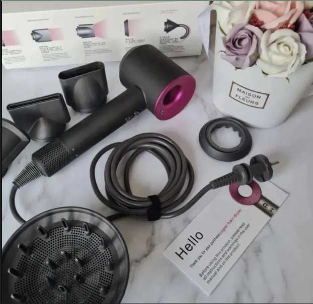 Фен дайсон 5 насадок  dyson supersonic super hair dryer