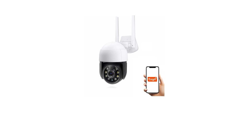 Kamera Zewnętrzna Obrotowa Wifi Smartqual 5Mpx