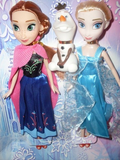 lalka FROZEN ELSA olaf ANNA figurki 3w1 lalki