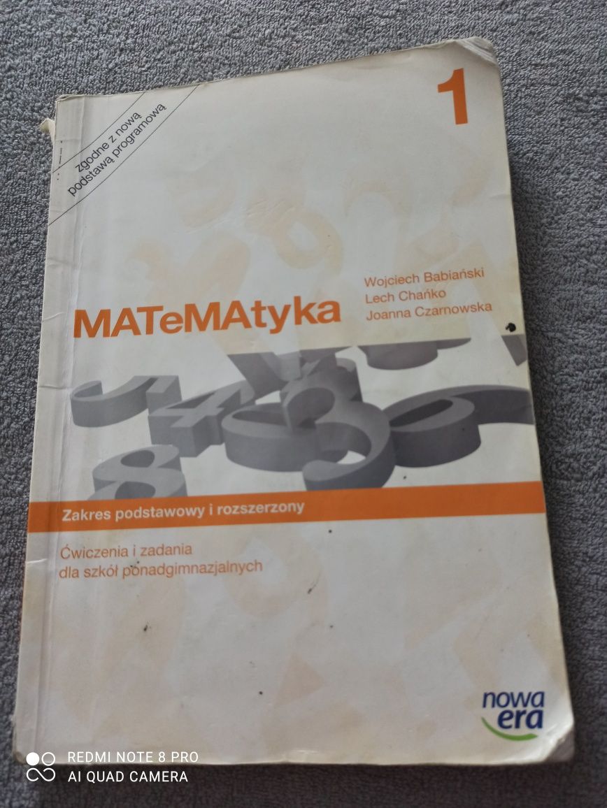 Matematyka 1 zeszyt ćwiczeń