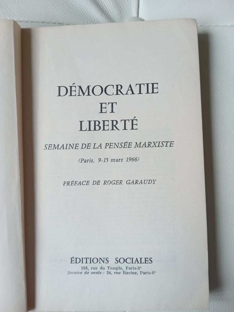 Democratie et liberte