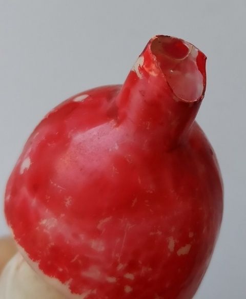 Елочная игрушка СССР, Гриб - Дед Мухомор