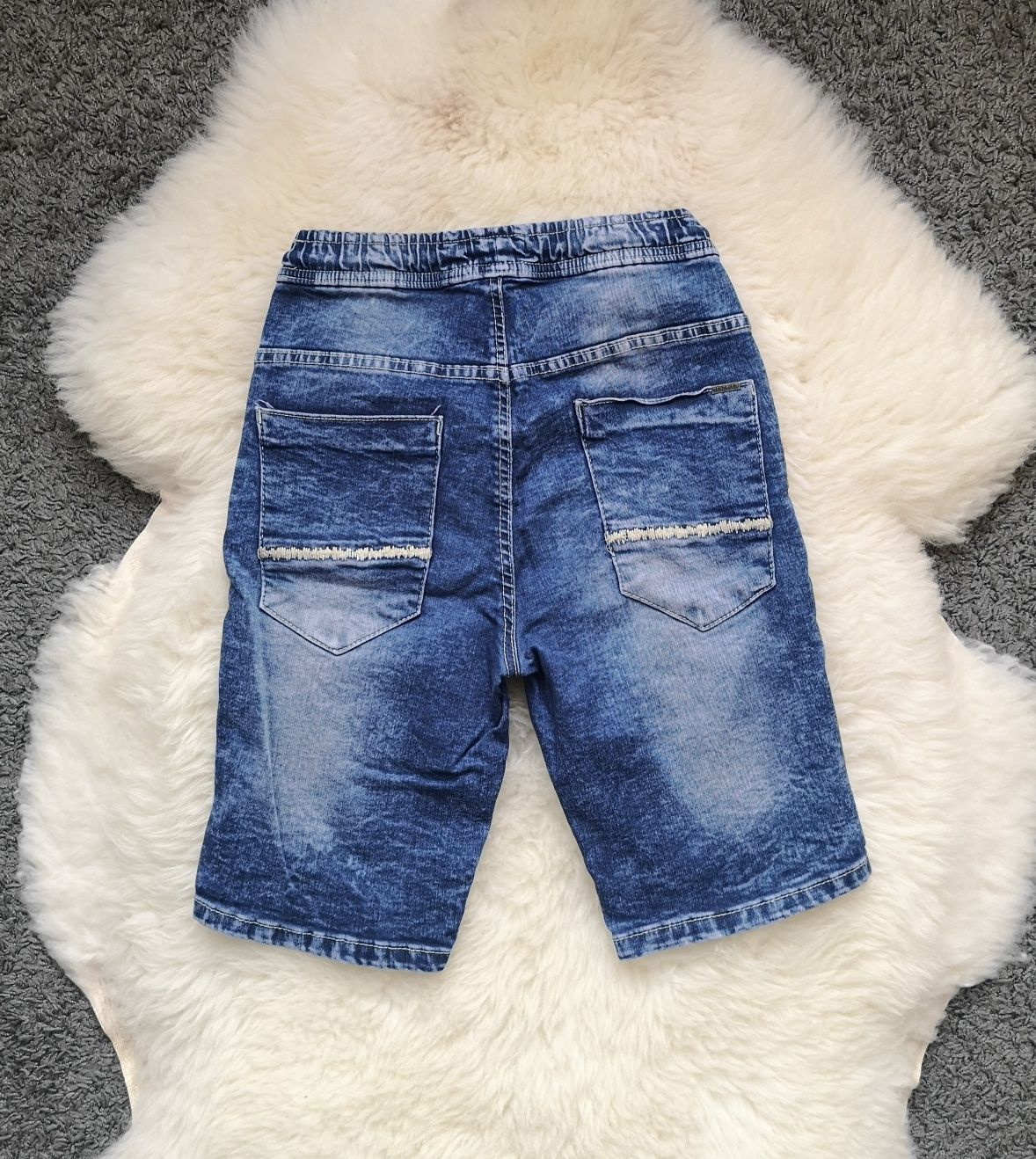 Chłopięce krótkie spodnie jeans | RESERVED | r. 146