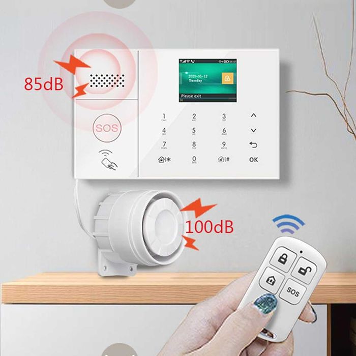 Inteligentny System Alarmowy WiFi w Domu Dwukierunkowy Głosowy