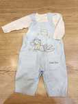 Komplet - ogrodniczki + body rozm. 74 Disney
