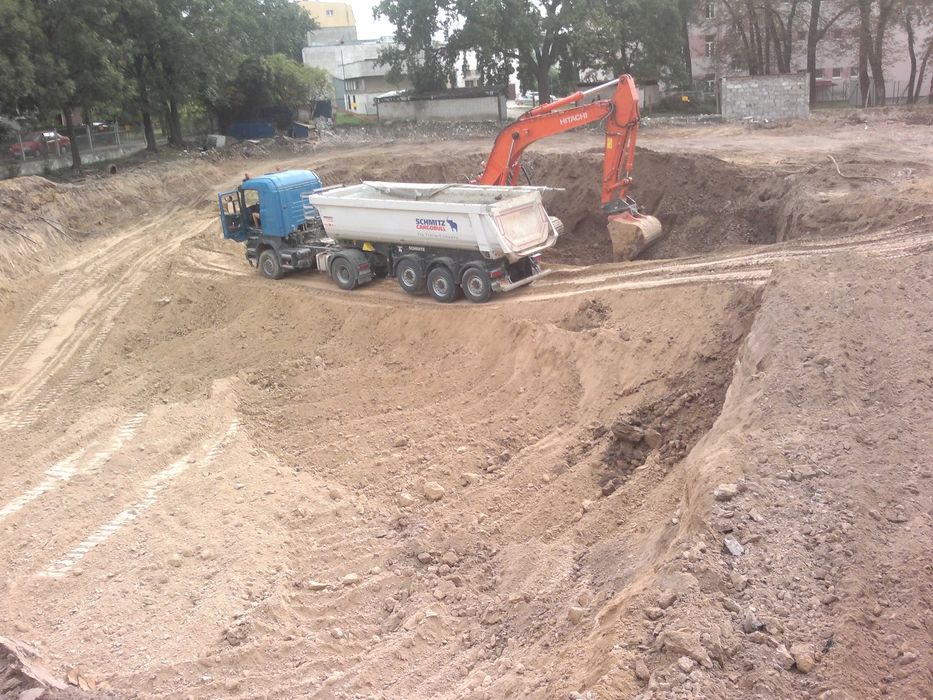 ziemia z wykopów, lessowa terenu Lublin ,ziemię less