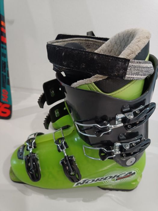 Narty Volkl + buty Nordica + kijki