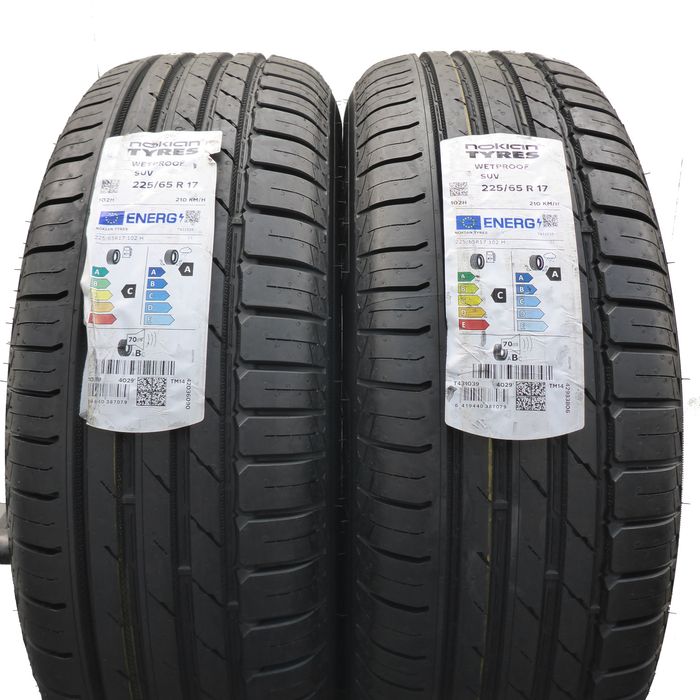 Opony 225/65/17 Nokian 225/65R17 102H SUV Letnie 2022 Jak Nowe