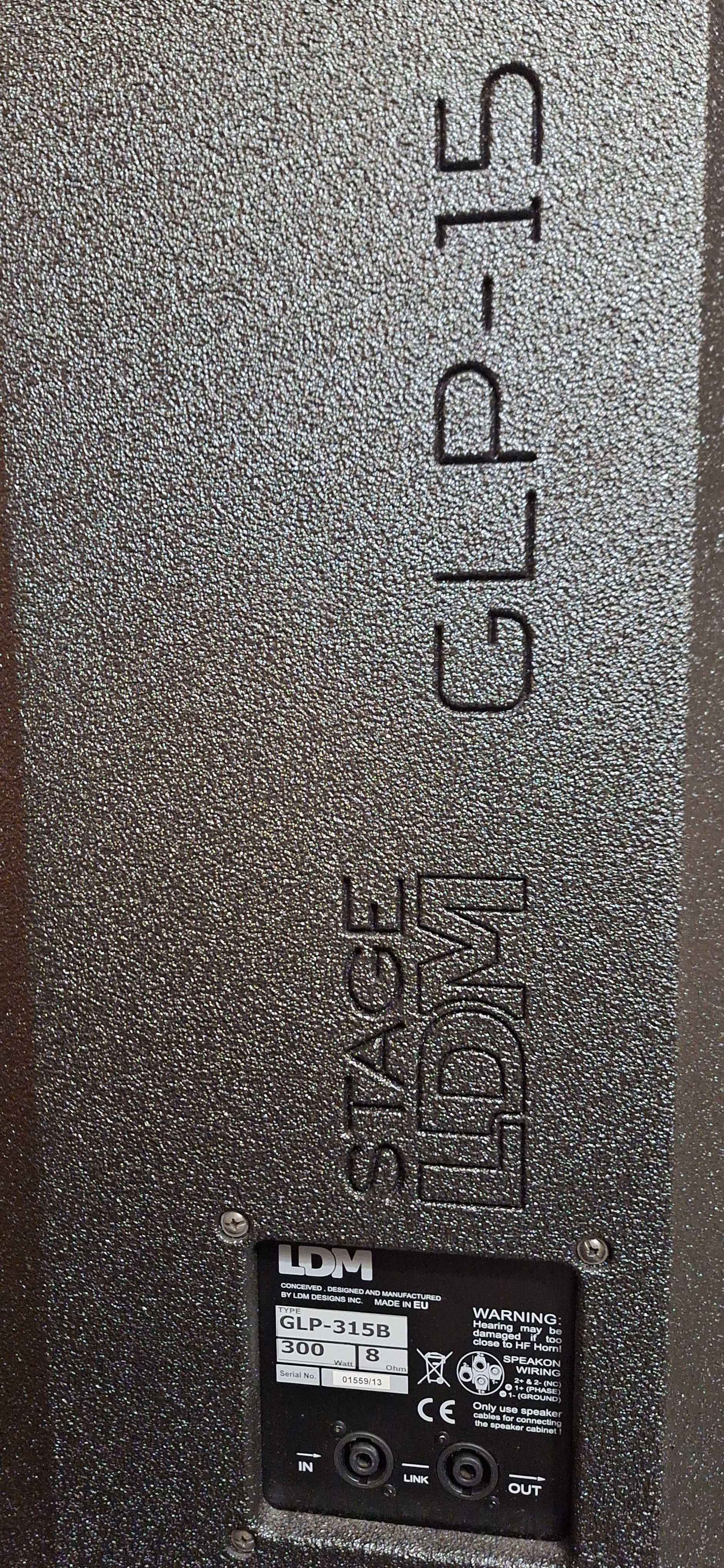 Kolumny LDM dwie sztuki plus wzmacniacz T.amp TA 1050 plus przewody