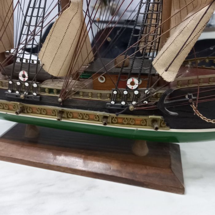 Model drewniany okrętu