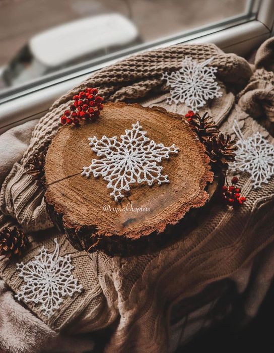 Gwiazdki / śnieżynki ozdoby na choinkę