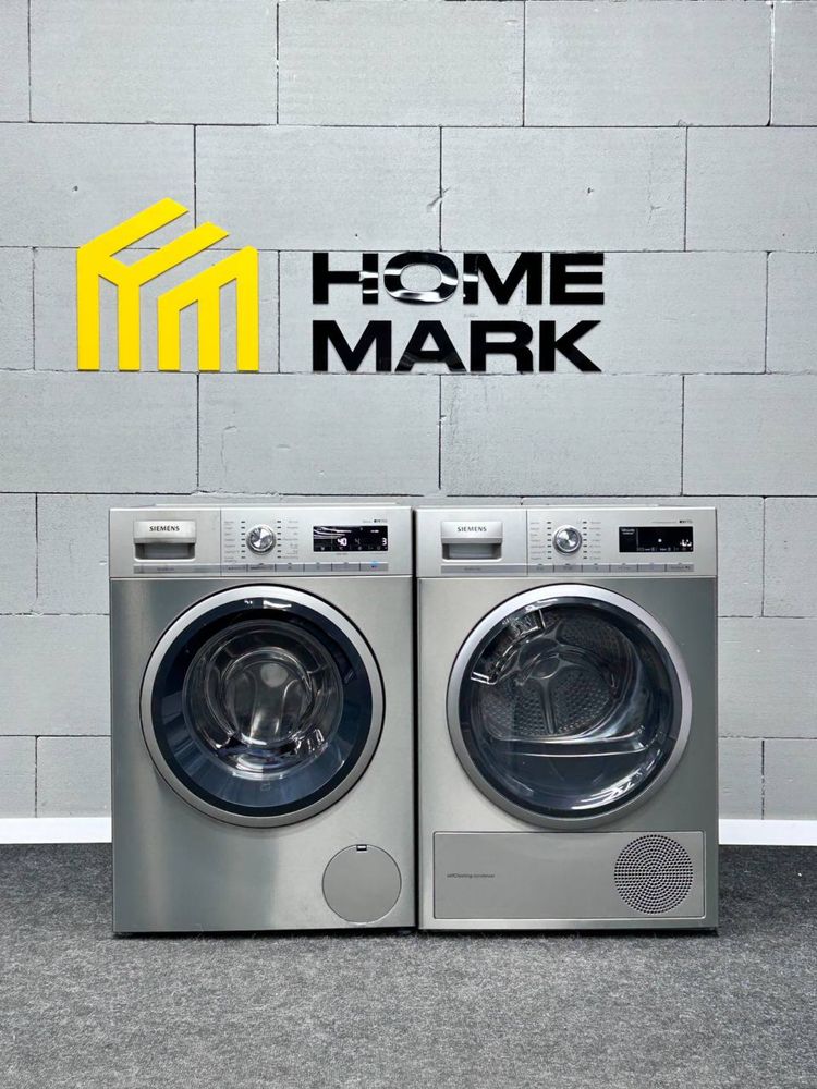 Комплект пральна + сушильна машина Siemens WT45W569DN та WM14W5S9DN
