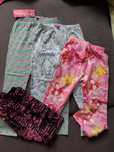 Getry legginsy 3/4 dziewczęce 4 pary 134 nowe