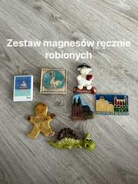 Zestaw magnesów hand made magnes na lodówkę