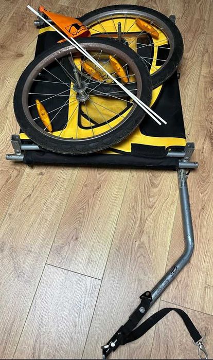 Atrelado de bicicleta para 2 crianças  M-Wave