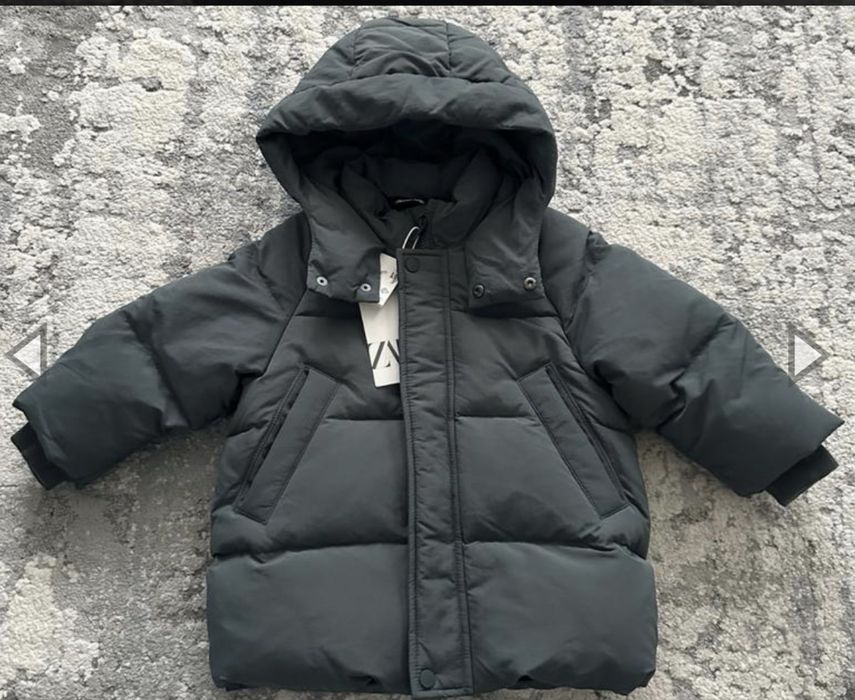 Куртка  Zara, Пуховик Zara 104 см