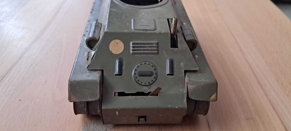 Czołg RS 51 blaszana stara zabawka T34 RS51