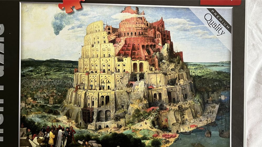 Puzzle 4000 elementów wieża Babel Trefl