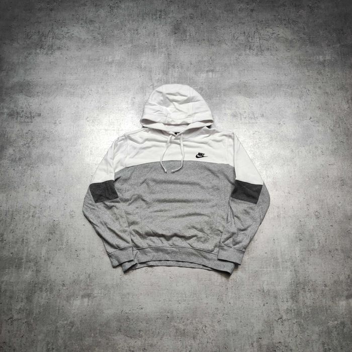 MĘSKA Bluza PREMUM Dwa Kolor Bawełna Hoodie z Kapturem Nike Air Max