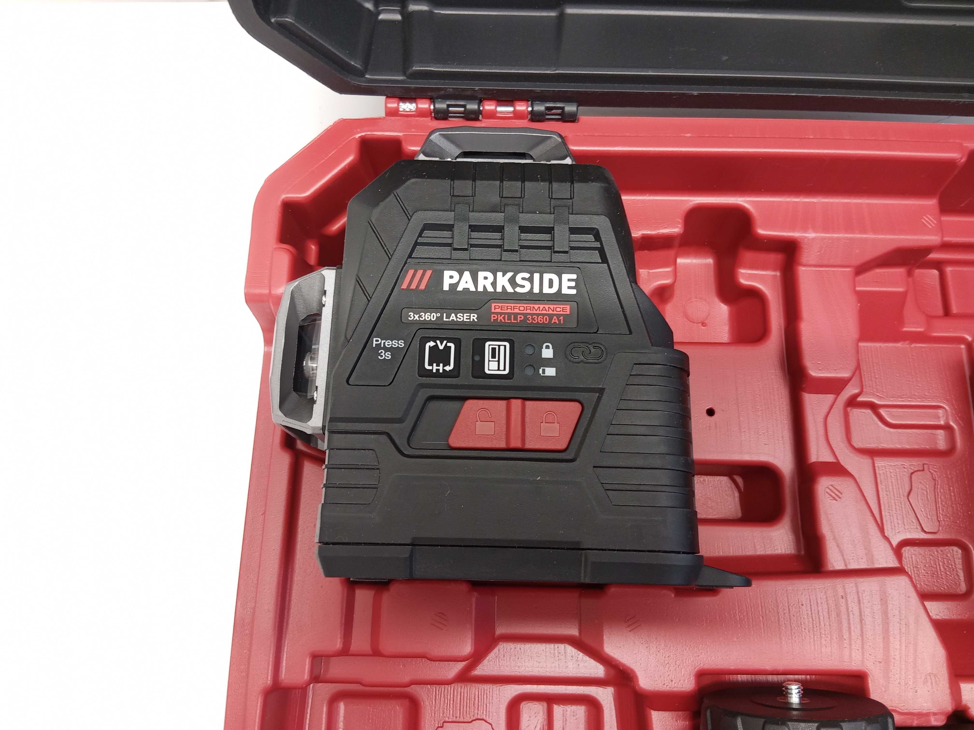 Laser krzyżowy Parkside PKLLP 3360 A1 30 m zielony