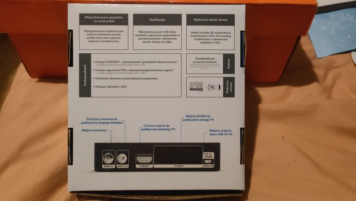 Sprzedam nowy dekoder DVB-T