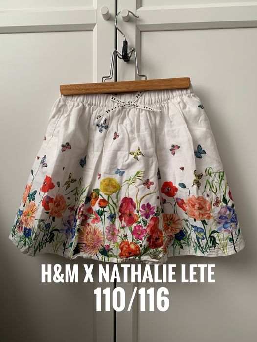 Spódniczka dzieciefa h&m x Nathalie Lete 110/116 bawelna