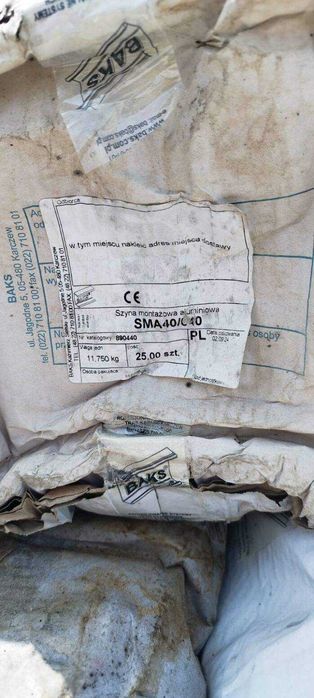 Fotowoltaika Baks szyna montażowa aluminiowa SMA 40/04