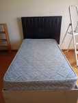 Cama solteira com colchão