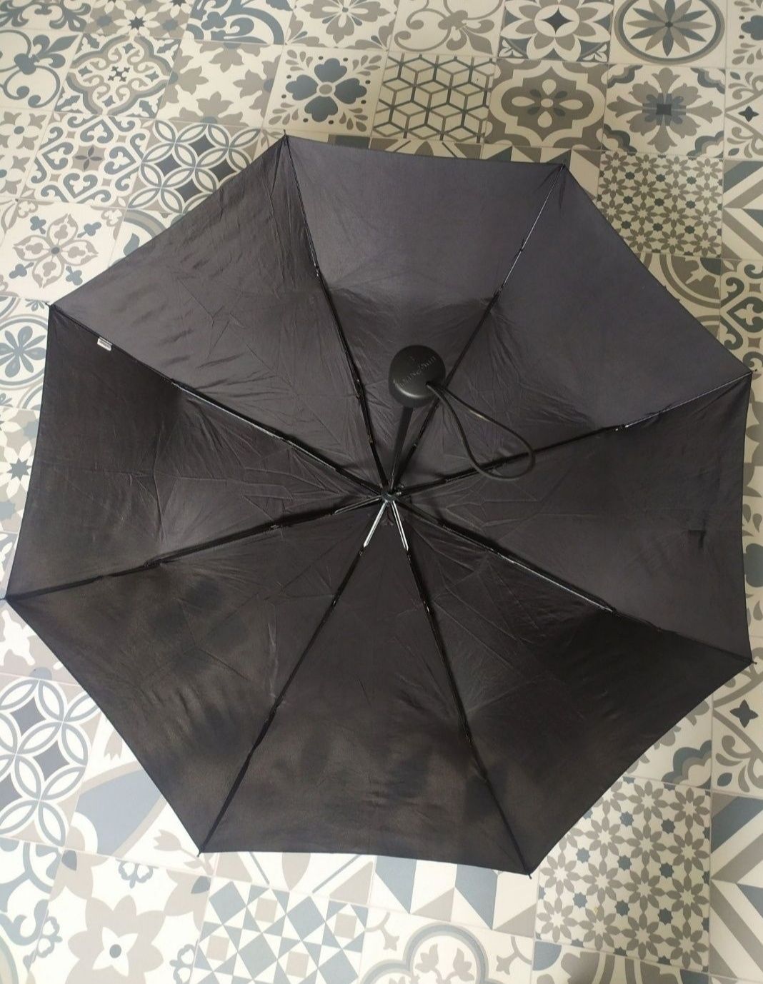 Parasol parasolka składana manualna czarna