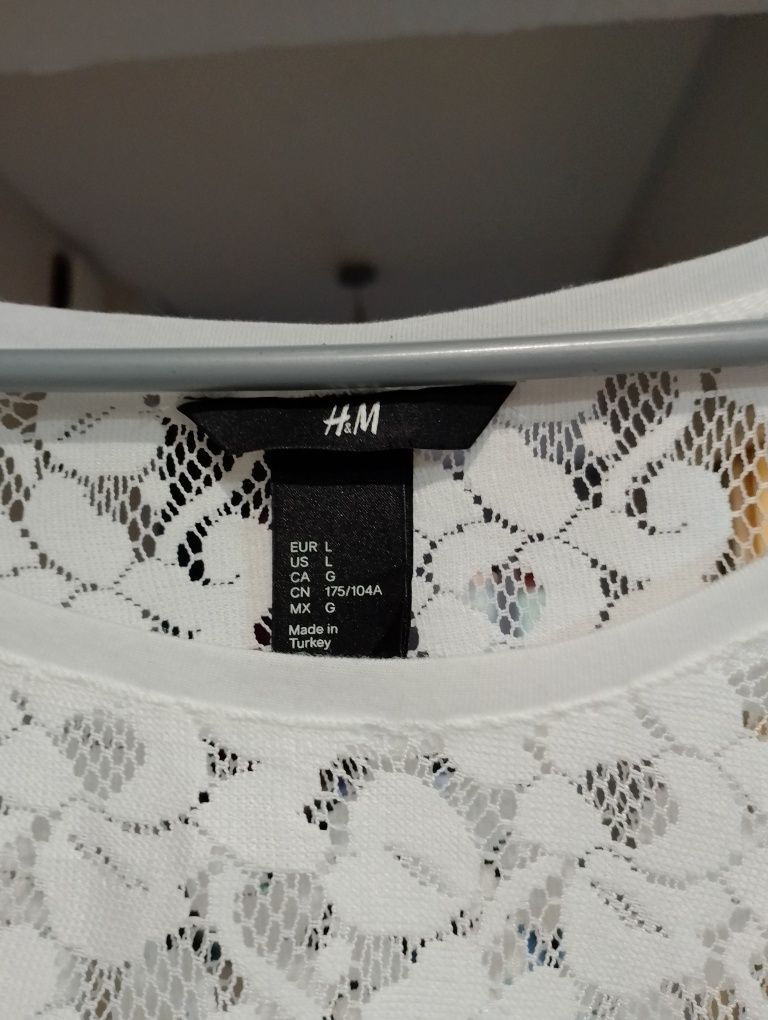 Bluzka L,xl  hm biała