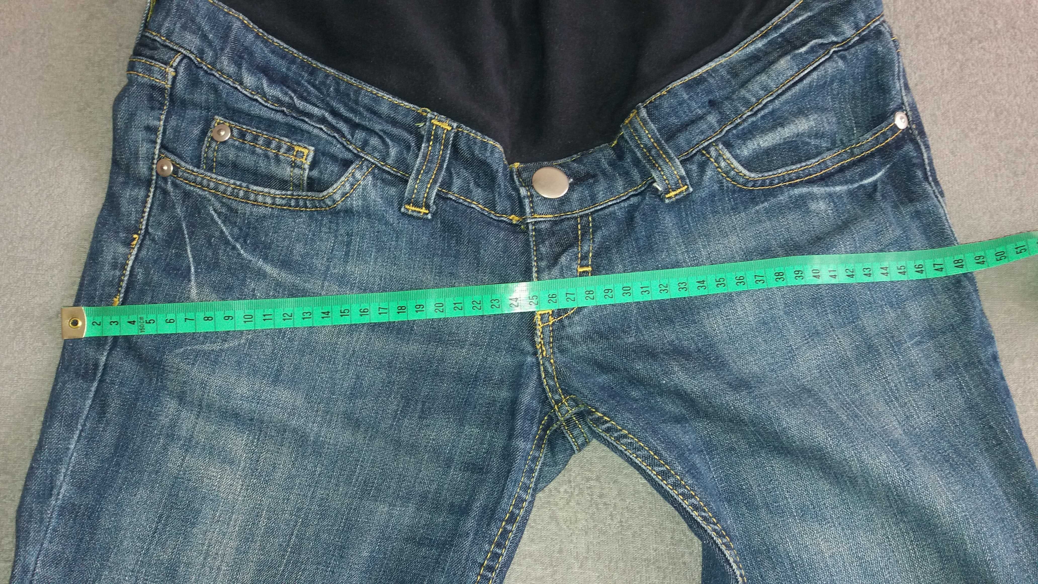 Jeansy, spodnie ciążowe - H&M MAMA - rozmiar 38