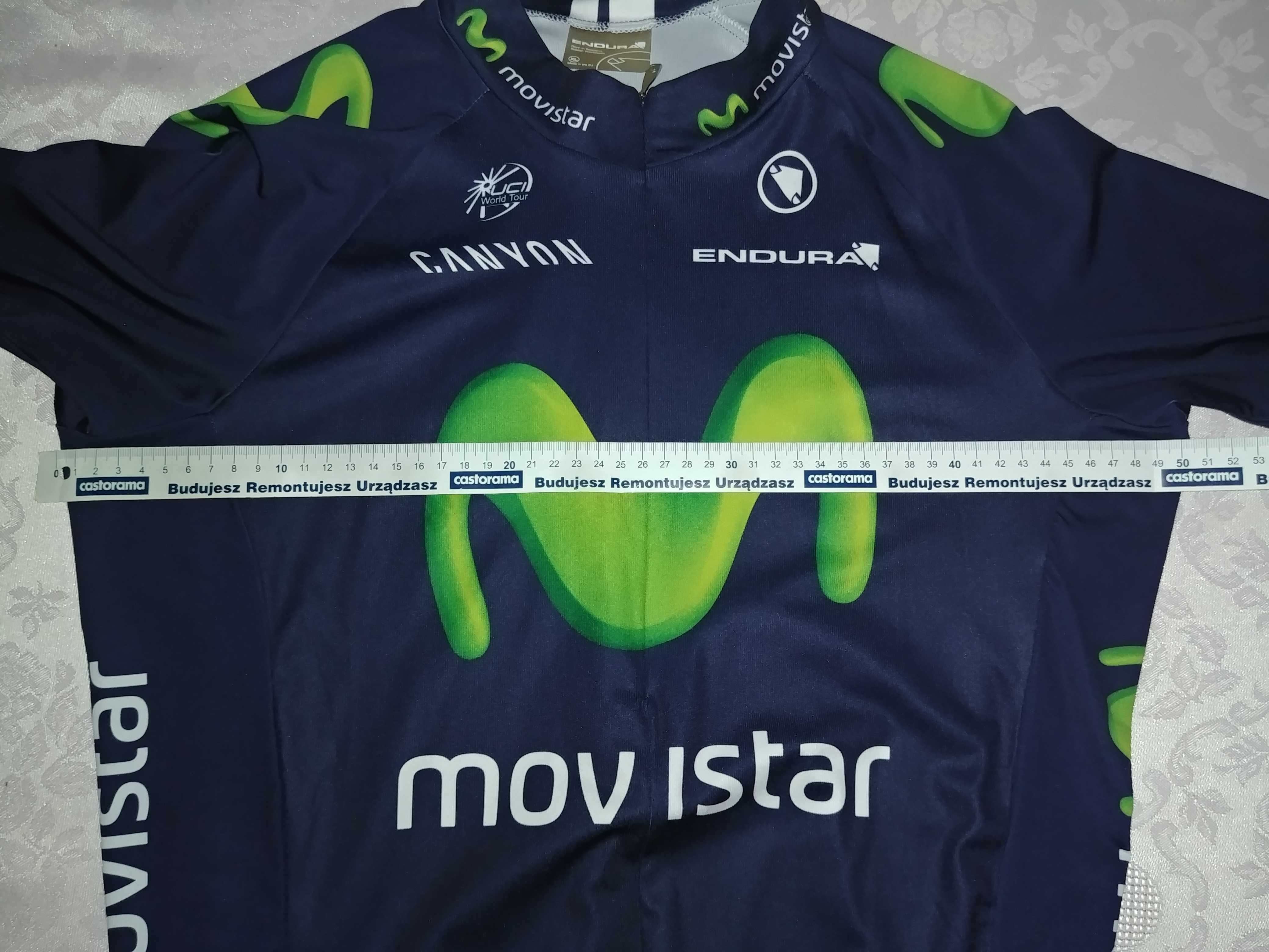 NOWA koszulka kolarska ENDURA Movistar Rozm. XL