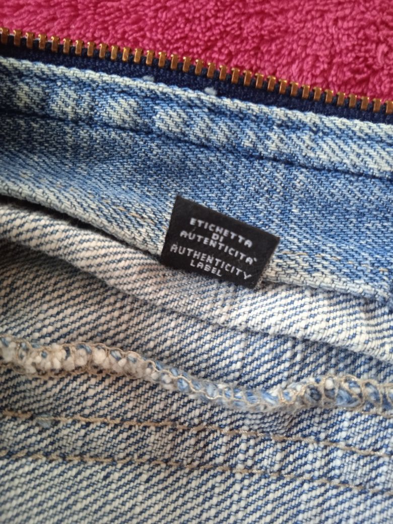 Świetna kurtka dżinsowa jeans Versace krótka M L