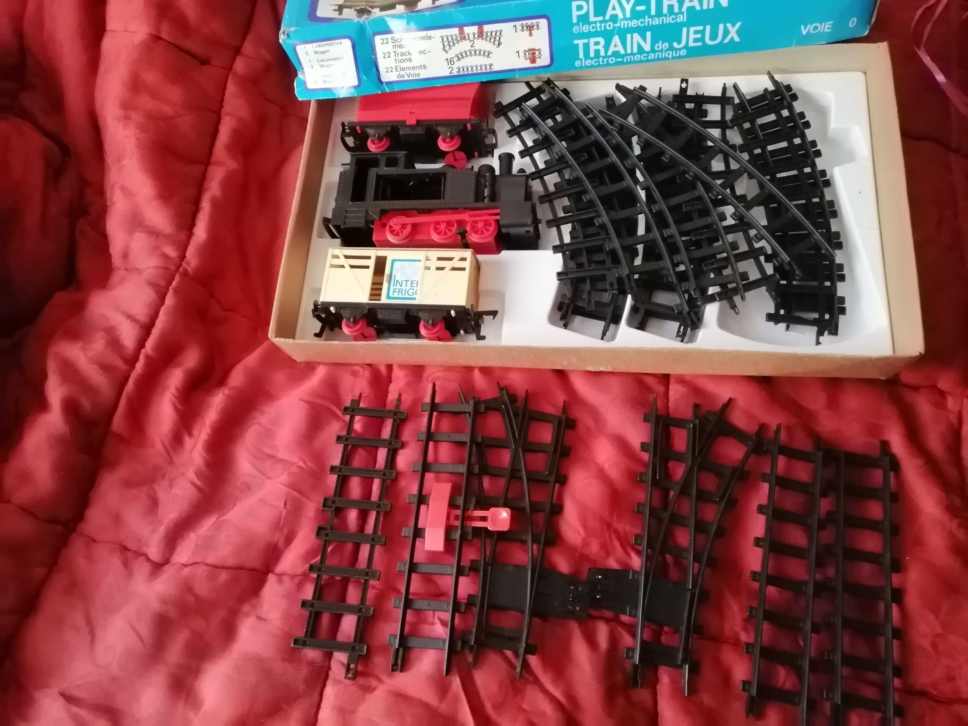 kolejka Elektra PLUS. Mały zestaw.  PRL. Kolejka. dla kolekcjonera