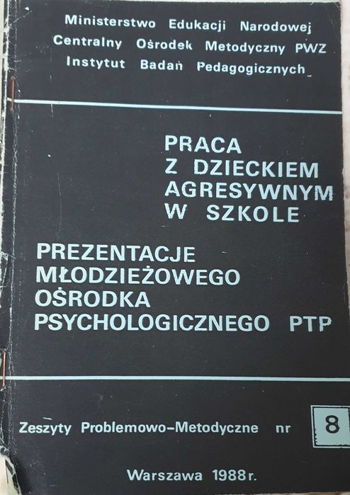 Praca z dzieckiem agresywnym w szkole.