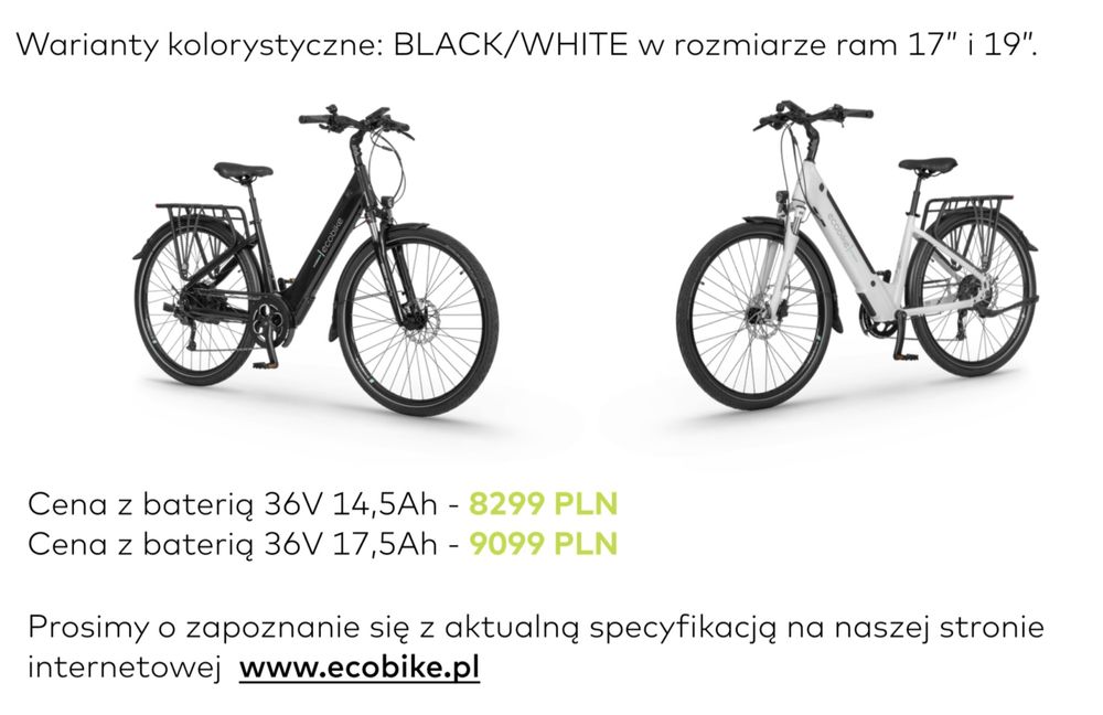 Rower Elektryczny Ecobike X Cross 2024 - najlepszy!
