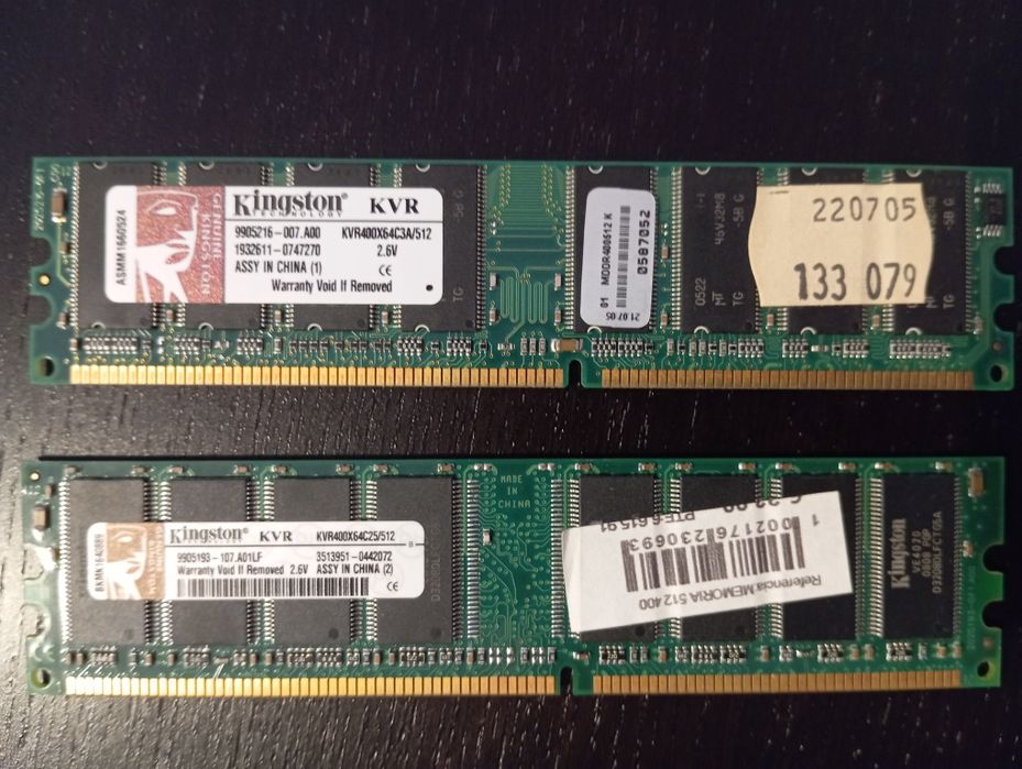 Memórias RAM DDR400 512mb64552718417153120