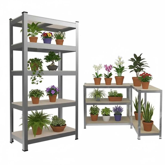 Металлический стеллаж для офиса склада резины магазина гаража аптеки