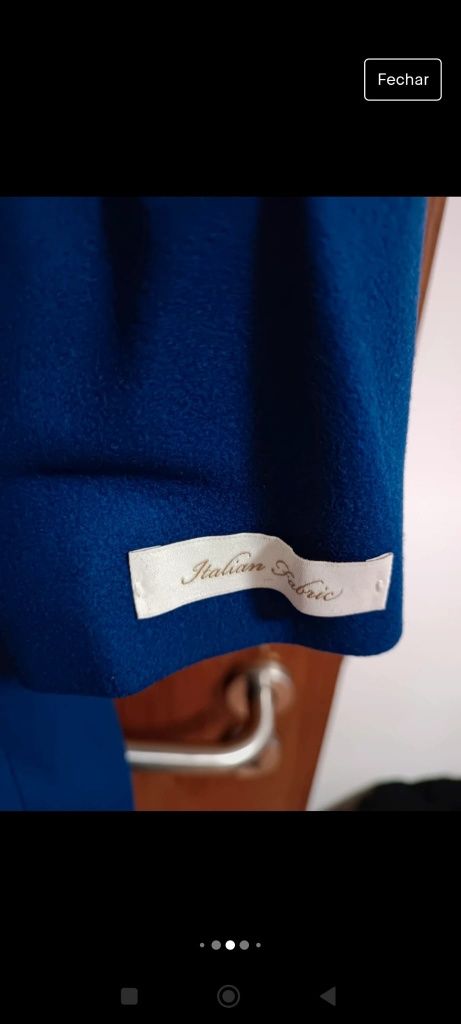 Casaco de lã Ted Baker Azul (NOVO)