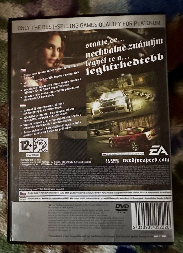 Need For Speed Most Wanted Black Edition PS2