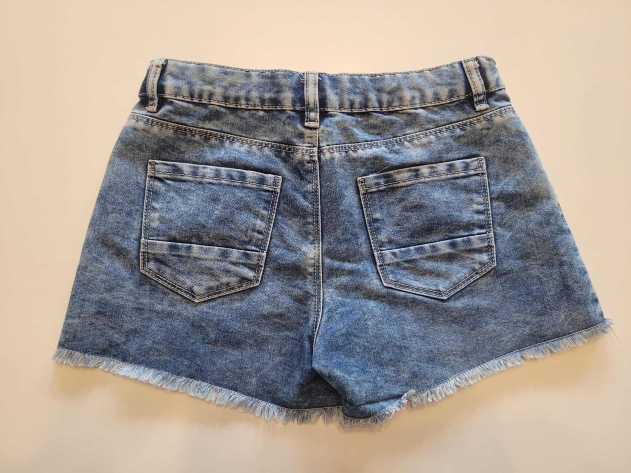 Spodenki jeansowe dziecięce – rozmiar 152