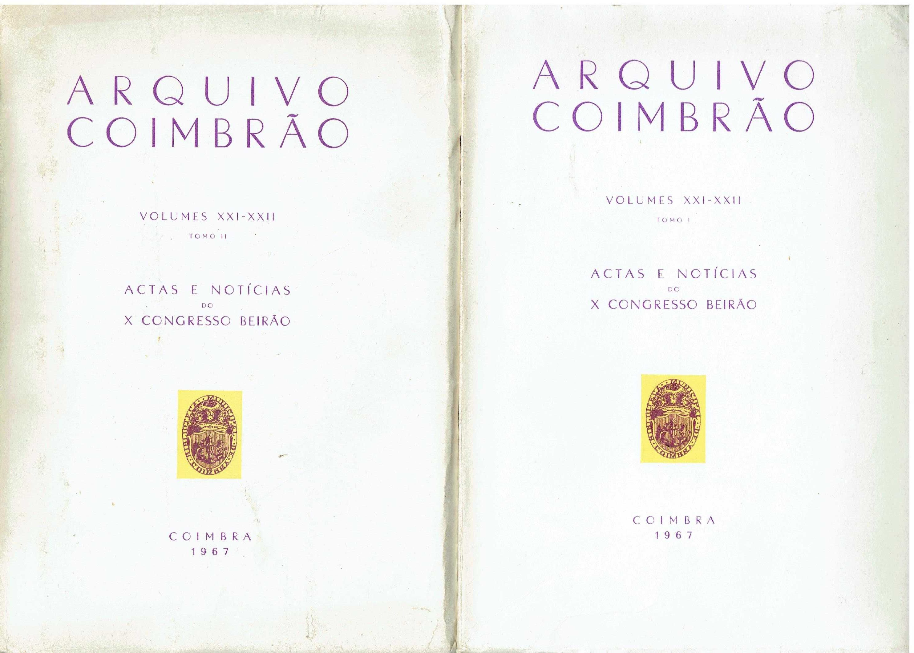 6001

Arquivo Coimbrão
Volumes XXI-XXII