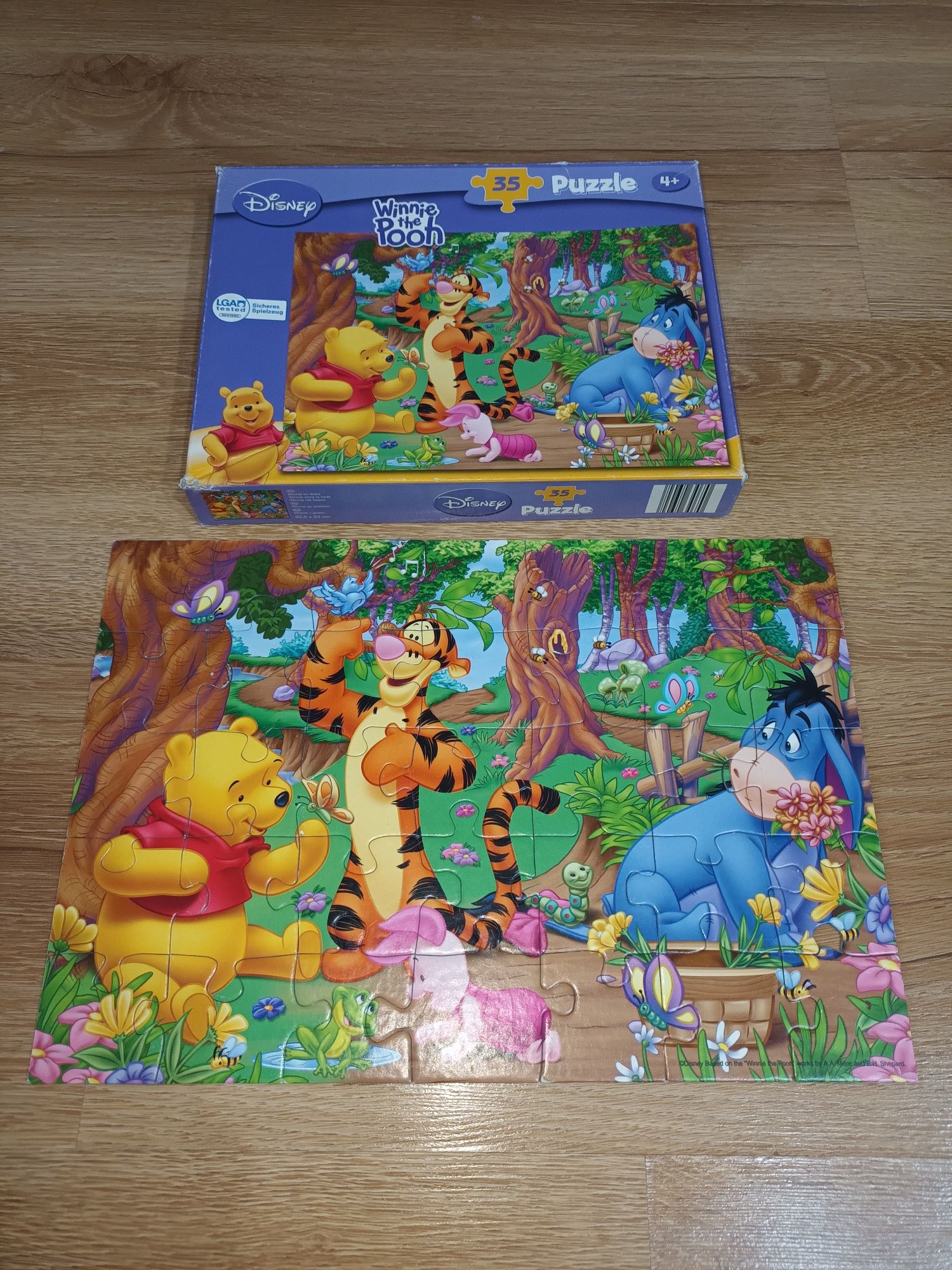 Puzzle Kubuś Puchatek, 35 elementów, 4+