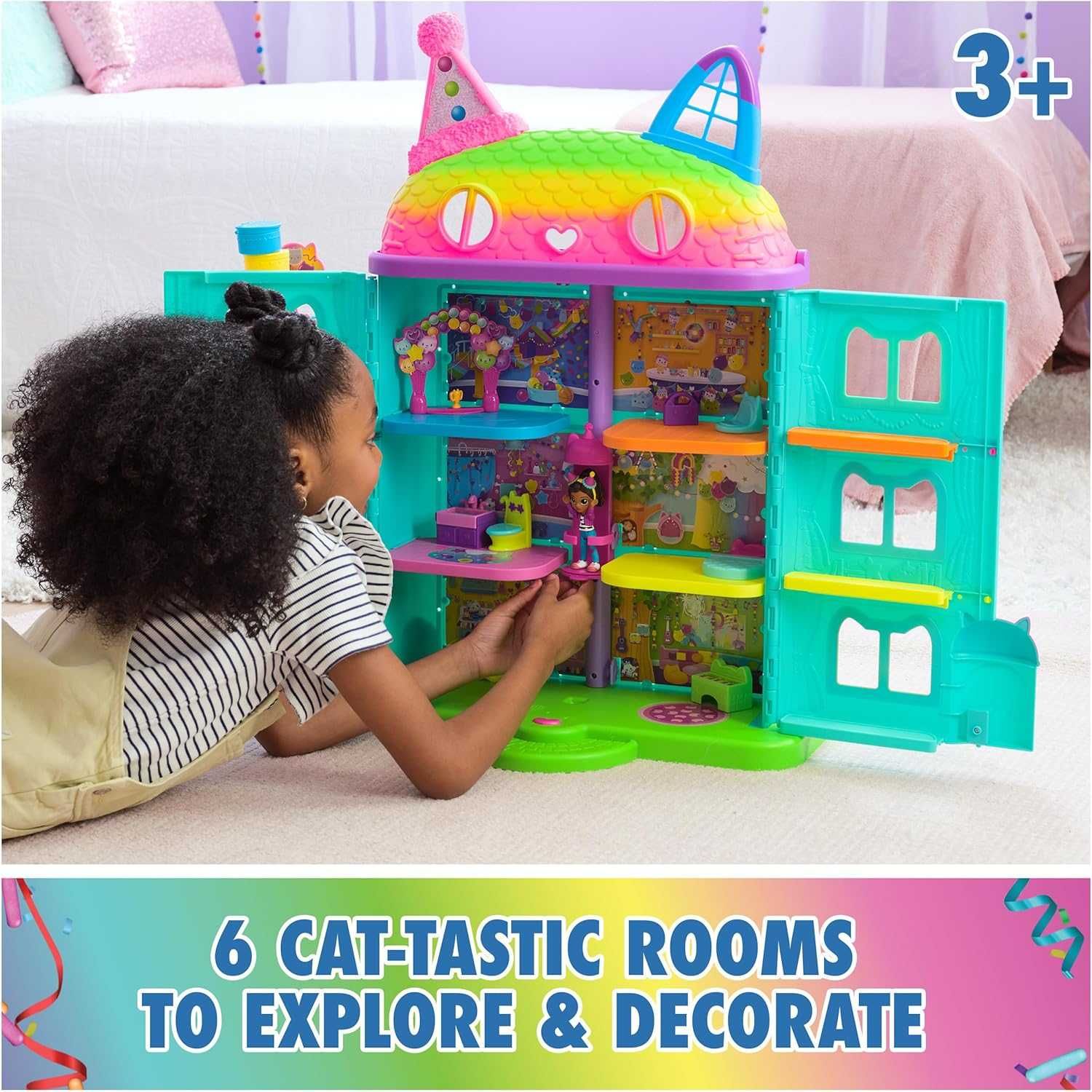 Ігровий набір Gabby's Dollhouse Святковий ляльковий будиночок Габбі