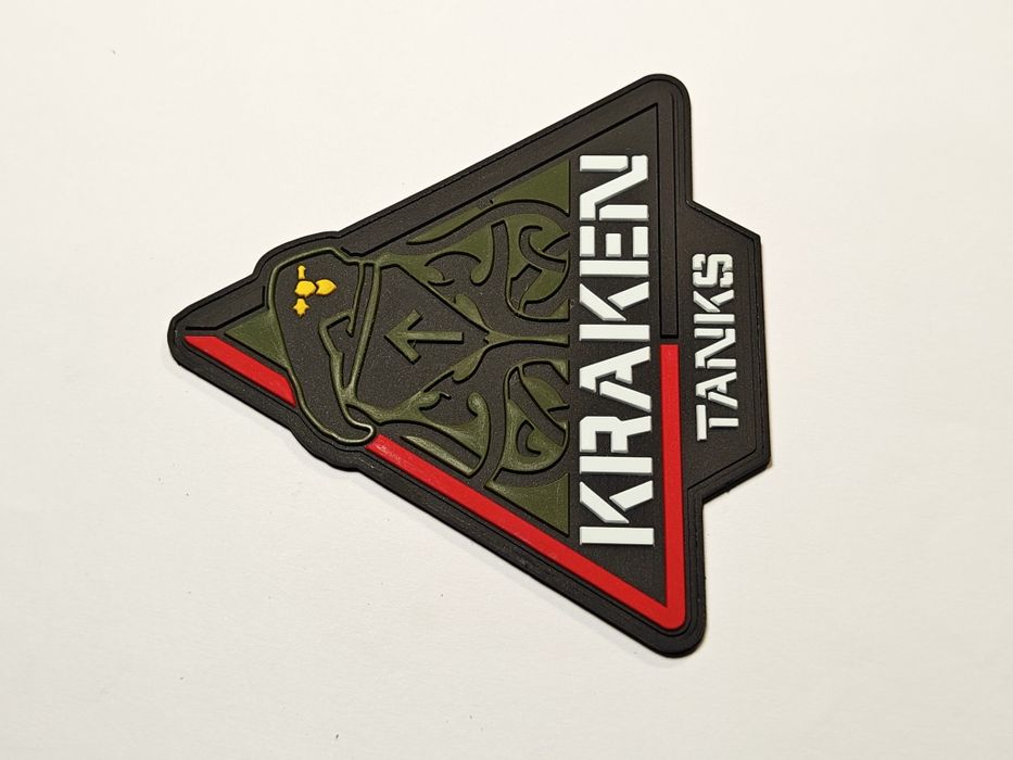 патчі 3D пвх "КРАКЕН" та "KRAKEN TANK" резина гума на липучці