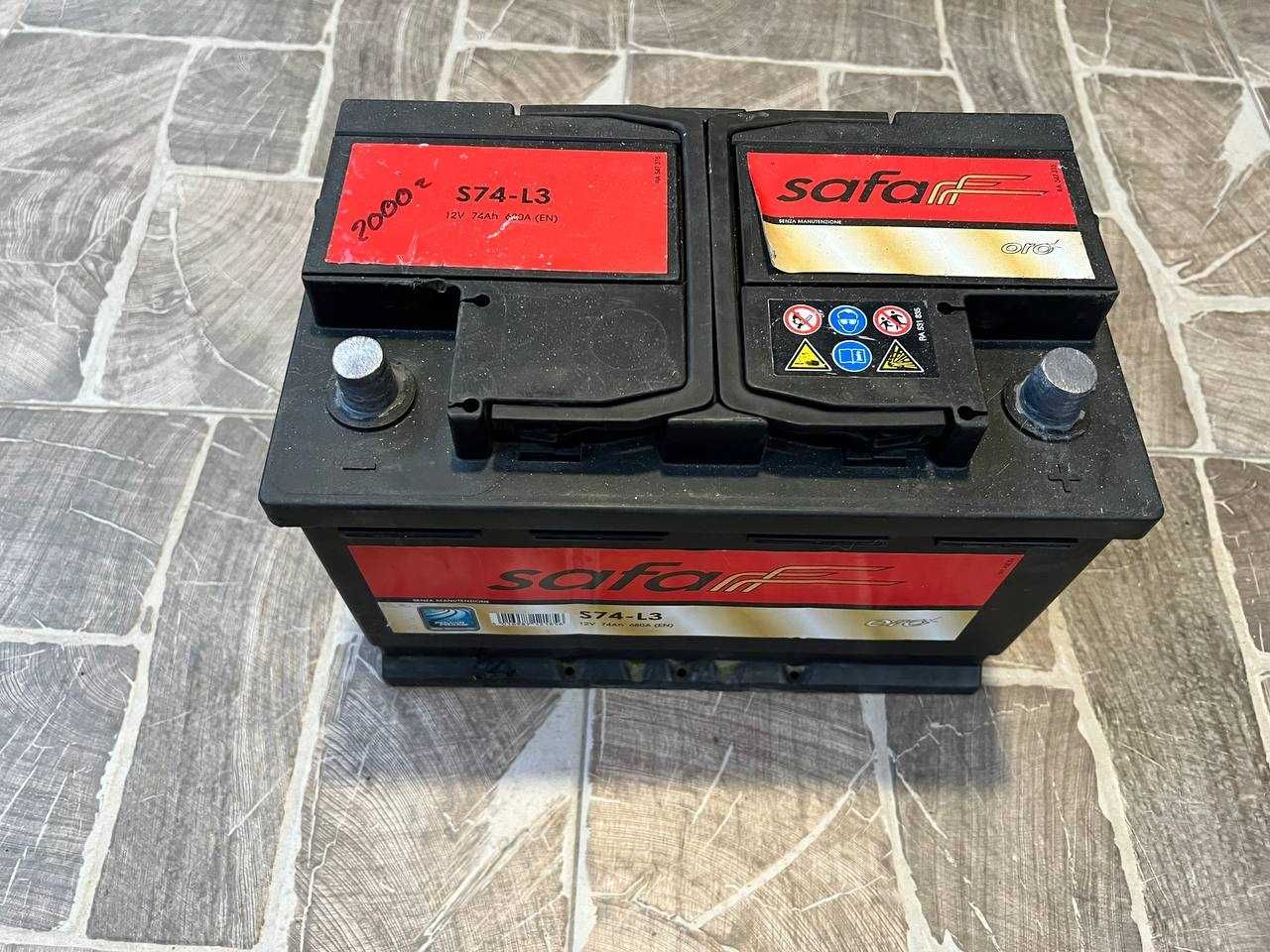 Акумулятор SAFA 74Ah 680A (Стан 76%)
